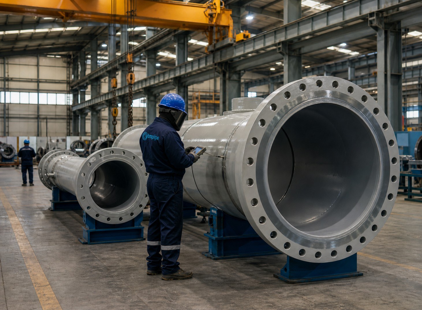 YTM Pipe fabricated and coated pipe spools