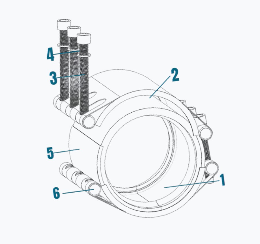 Exploded component view